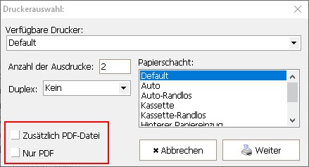 PDF Erstellung und Revisionen